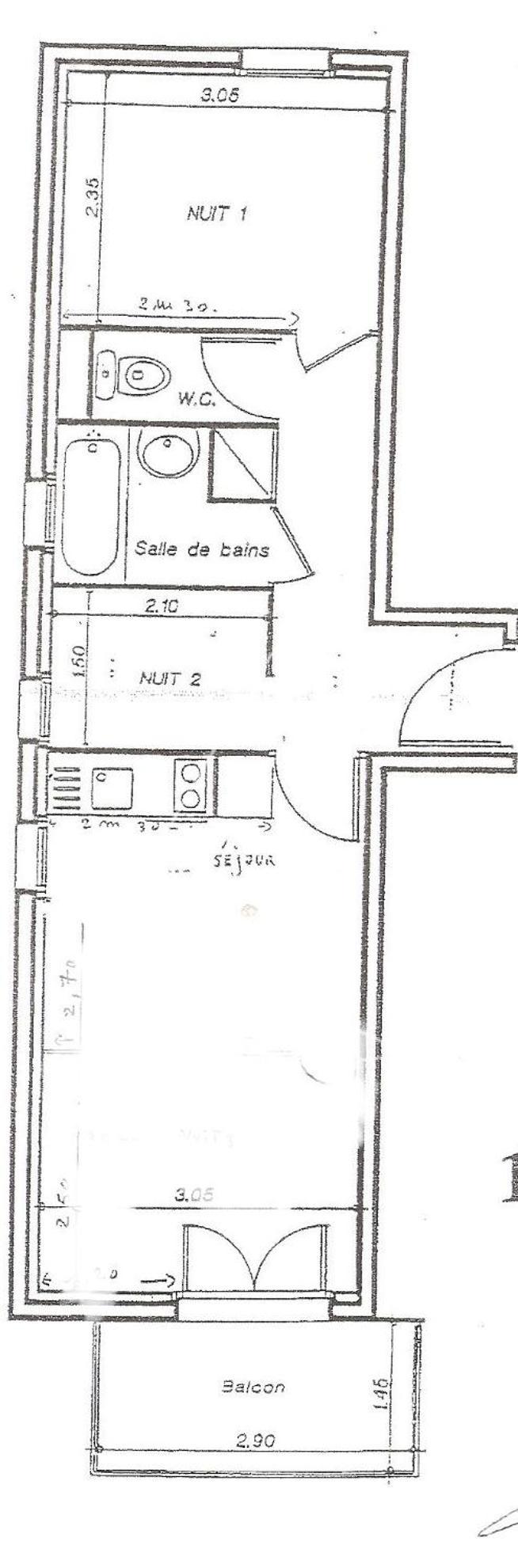 Les Jardins Du Casino T2 Bis- 4 Personnes-tarif Cures Apartment Bagnères-de-Luchon